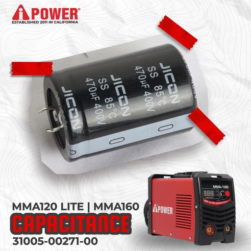 [EZM.1230304] ELECTRIC CAPACITY UNTUK MESIN LAS MMA-120 LITE
