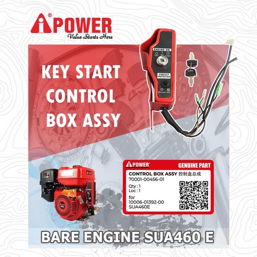 [EZM.1230308] KEY START CONTROL BOX ASSY UNTUK SUA460E