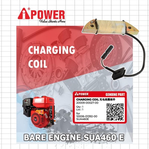 [EZM.1230310] CHARGING COIL UNTUK SUA460E