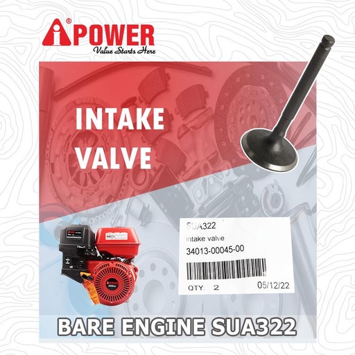 [EZM.1230317] INTAKE VALVE UNTUK SUA322