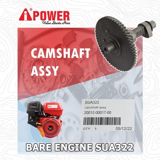 [EZM.1230327] CAMSHAFT ASSY UNTUK SUA322