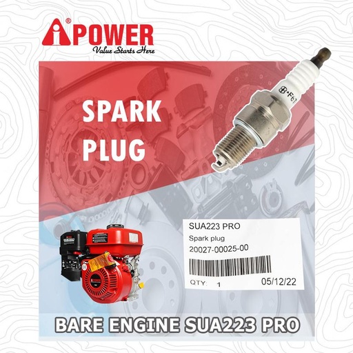 [EZM.1230333] SPARK PLUG UNTUK SUA223 PRO