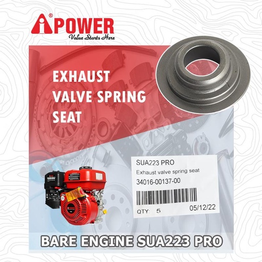 [EZM.1230338] EXHAUST VALVE SPRING SEAT UNTUK SUA223 PRO