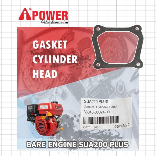 [EZM.1230351] GASKET, CYLINDER HEAD UNTUK SUA200 PLUS