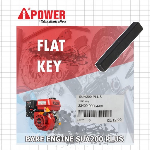[EZM.1230353] FLAT KEY (SEPI) DIGUNAKAN UNTUK SUA200 PLUS