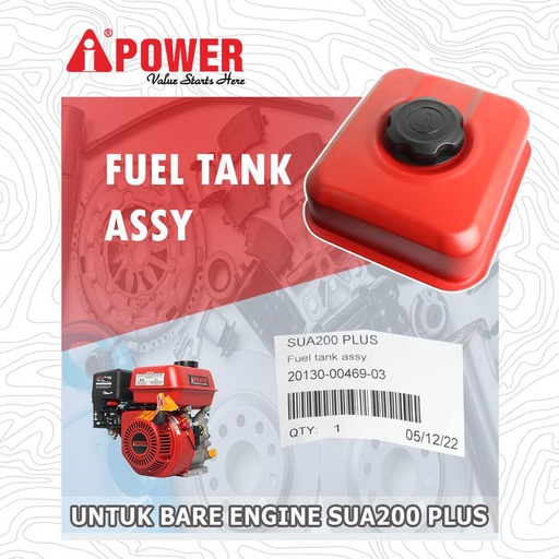 [EZM.1230362] FUEL TANK ASSY UNTUK SUA200 PLUS