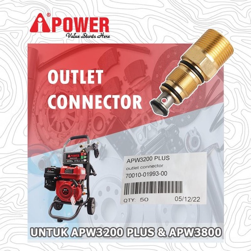 [EZM.1230367] OUTLET CONNECTOR ASSY UNTUK APW3200 PLUS 