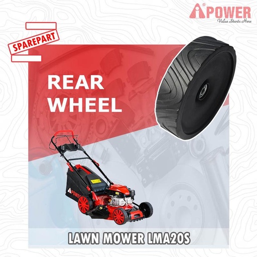 [EZM.1230370] REAR WHEEL ATAU RODA BELAKANG (10inch) LAWN MOWER LMA20S