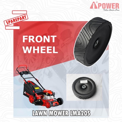 [EZM.1230372] FRONT WHEEL ATAU RODA BAGIAN DEPAN (8inch) UNTUK LAWN MOWER LMA20S