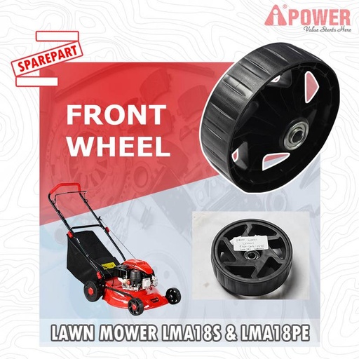 [EZM.1230373] FRONT WHEEL ATAU RODA BAGIAN DEPAN (6inch) UNTUK LMA18S & 18PE