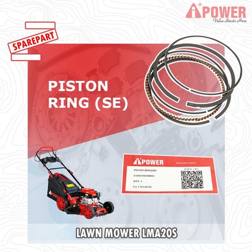 [EZM.1230380] PISTON RING (SE) UNTUK LMA20S