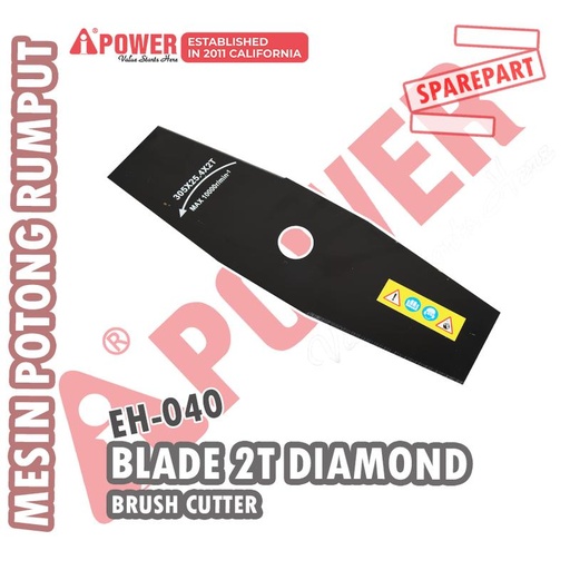 [EZM.1230391] BLADE 2T DIAMOND UNTUK BRUSH CUTTER EH040
