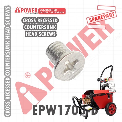 [EZM.1230396] CROSS RECESSED COUNTERSUNK HEAD SCREWS UNTUK EPW1700-D