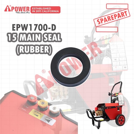 [EZM.1230417] 15 MAIN SEAL(RUBBER) UNTUK EPW1700-D