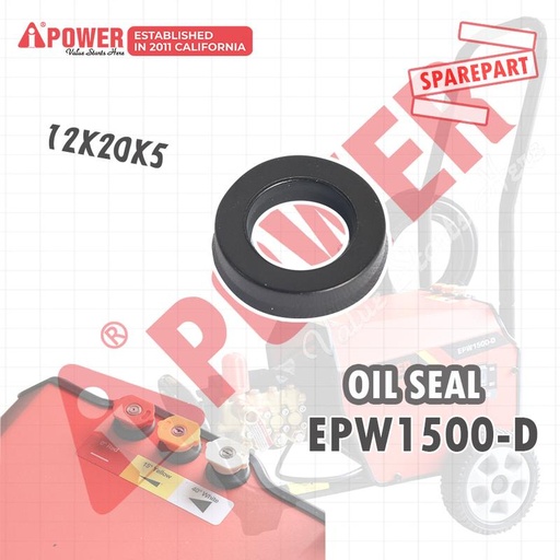 [EZM.1230421] OIL SEAL UNTUK EPW1500-D 12 X 20 X 5