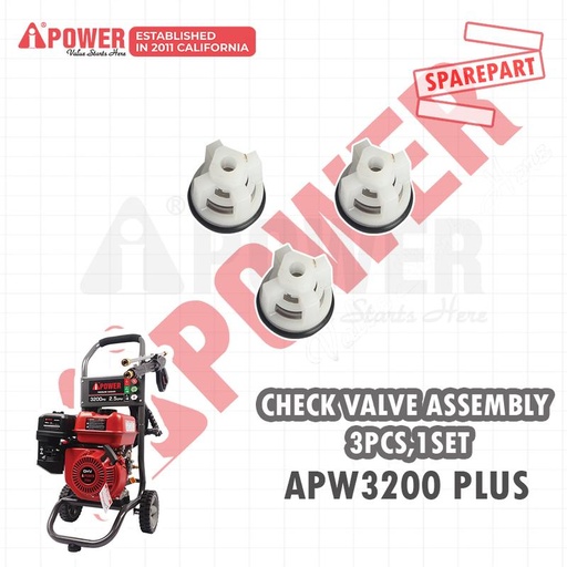 [EZM.1230428] CHECK VALVE ASSEMBLY 3PCS 1SET APW3200 PLUS