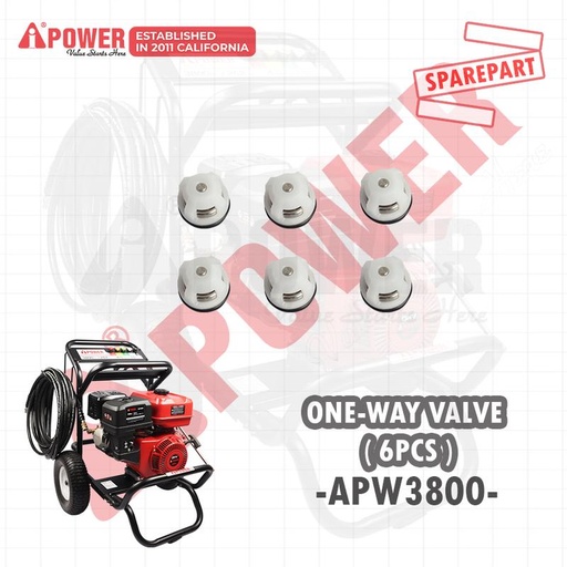 [EZM.1230441] ONE-WAY VALVE ( 6PCS ) UNTUK APW3800
