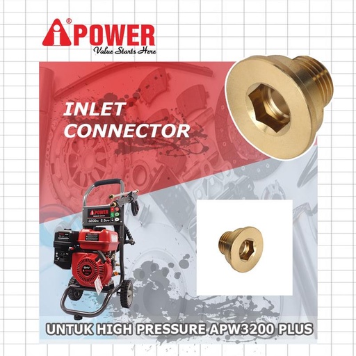 [EZM.1230463] INLET CONNECTOR UNTUK APW3200 PLUS
