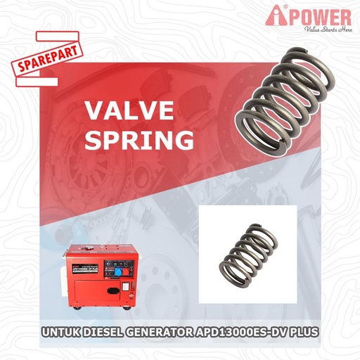 [EZM.1230469] VALVE SPRING UNTUK DIESEL GENERATOR APD13000ES-DV PLUS