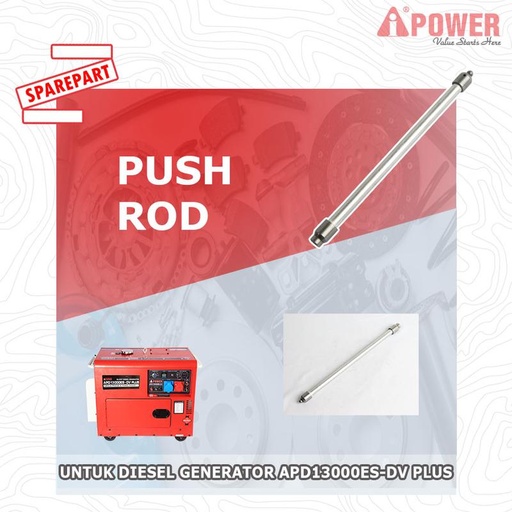 [EZM.1230474] PUSH ROD UNTUK DIESEL GENERATOR APD13000ES-DV PLUS