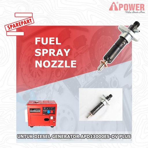 [EZM.1230477] FUEL SPRAY NOZZLE UNTUK DIESEL GENERATOR APD13000ES-DV PLUS