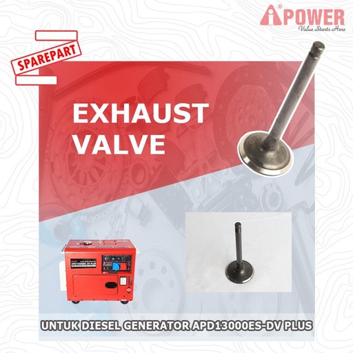 [EZM.1230479] EXHAUST VALVE UNTUK DIESEL GENERATOR APD13000ES-DV PLUS