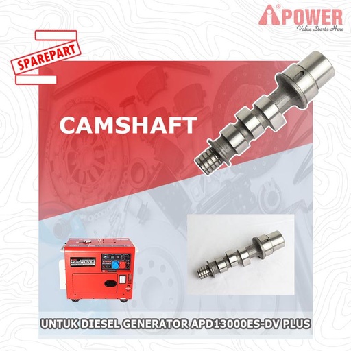 [EZM.1230483] CAMSHAFT UNTUK DIESEL GENERATOR APD13000ES-DV PLUS