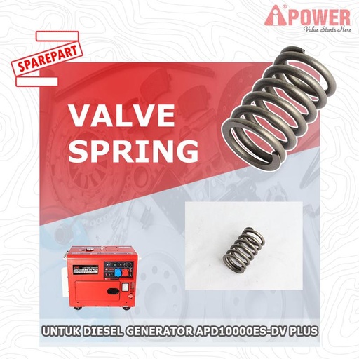 [EZM.1230490] VALVE SPRING DIGUNAKAN UNTUK DIESEL GENERATOR APD10000ES-DV PLUS