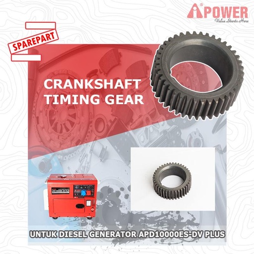 [EZM.1230495] CRANKSHAFT TIMING GEAR DIGUNAKAN UNTUK APD10000ES-DV PLUS