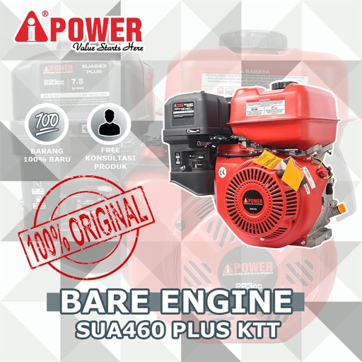 [EZM.1230505] AIPOWER BARE ENGINE DAN MESIN PENGGERAK SUA460 PLUS KTT