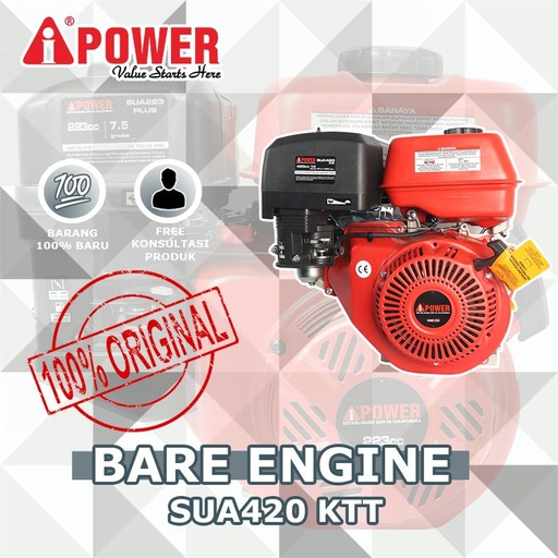 [EZM.1230506] AIPOWER BARE ENGINE DAN MESIN PENGGERAK SUA420 KTT