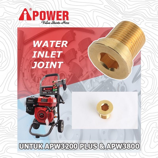 [EZM.1230509] WATER INLET JOINT UNTUK APW3200 PLUS DAN APW3800