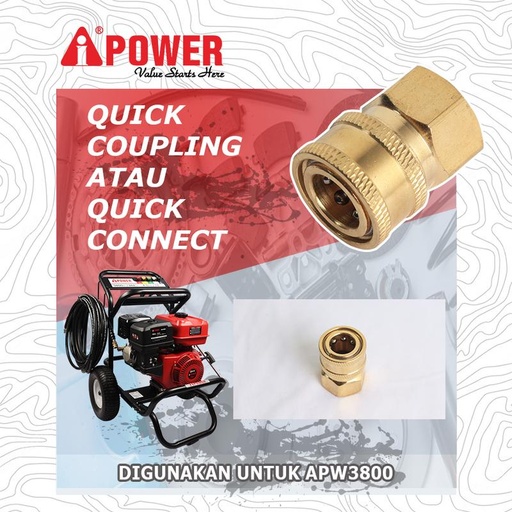 [EZM.1230510] QUICK COUPLING ATAU QUICK CONNECT DIGUNAKAN UNTUK APW3800