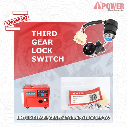 [EZM.1230552] THIRD GEAR LOCK SWITCH UNTUK APD10000ES