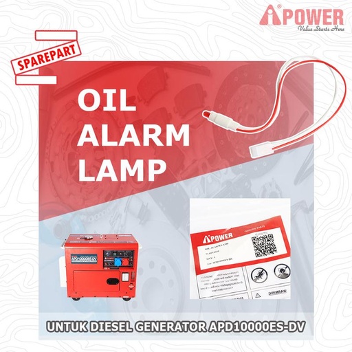 [EZM.1230558] OIL ALARM LAMP UNTUK APD10000ES