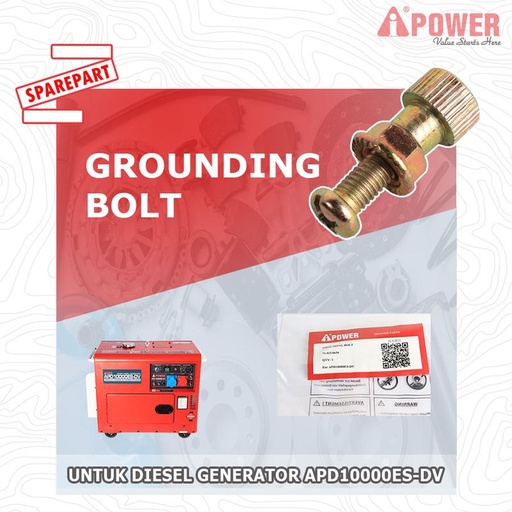 [EZM.1230560] GROUNDING BOLT UNTUK APD10000ES