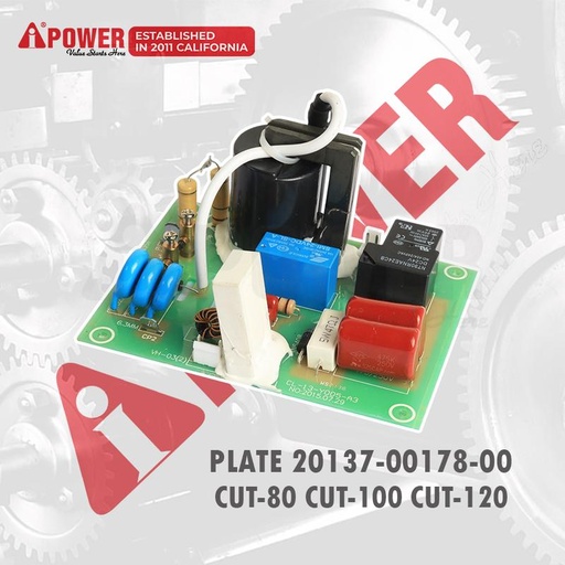[EZM.1230572] PLATE 20137-00178-00 UNTUK CUT-80/CUT-100/CUT-120