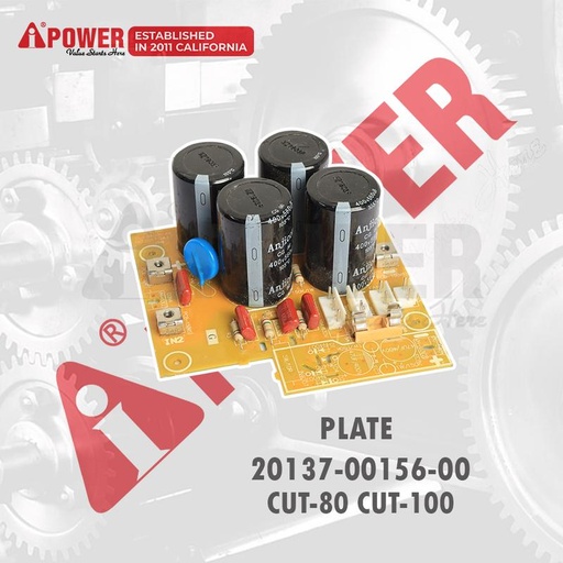 [EZM.1230575] PLATE 20137-00156-00 UNTUK CUT-80 CUT-100