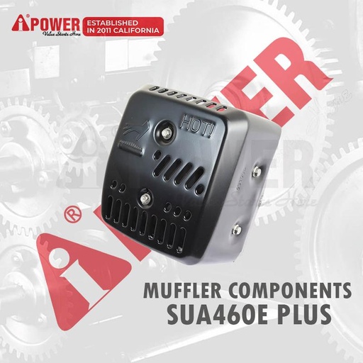 [EZM.1230588] MUFFLER COMPONENTS UNTUK SUA460E PLUS