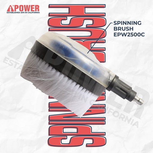 [EZM.1230617] SPINNING BRUSH FOR WASHING CAR UP TO 2500PSI APW3800