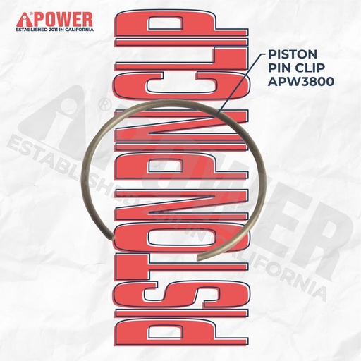[EZM.1230618] PISTON PIN CLAMP RING 2 PCS / 1 SET UNTUK APW3800