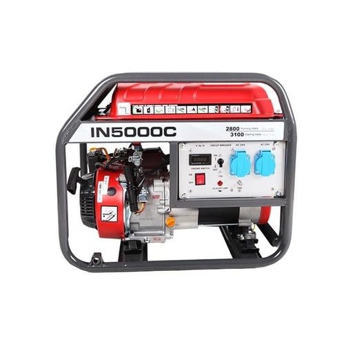 [EZM.1230700] Mesin Genset AiPOWER IN5000CW 3100 Watt Generator Bensin