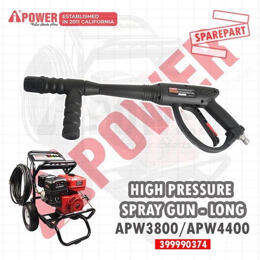 [EZM.1230709] HIGH PRESSURE SPRAY GUN - LONG UNTUK APW3800/APW4400