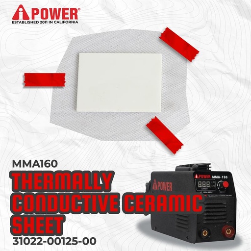 [EZM.1230715] THERMALLY CONDUCTIVE CERAMIC SHEET UNTUK MESIN LAS MMA-160