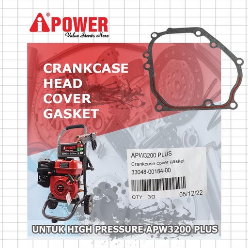 [EZM.1230716] CRANKCASE HEAD COVER GASKET UNTUK APW3200 PLUS