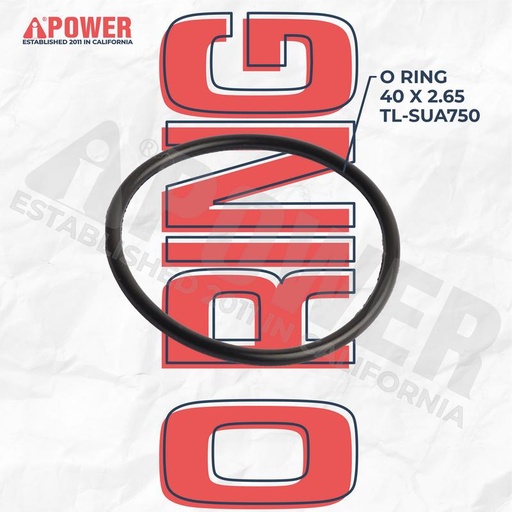 [EZM.1230739] O-RING 40×2.65 for TL-SUA750