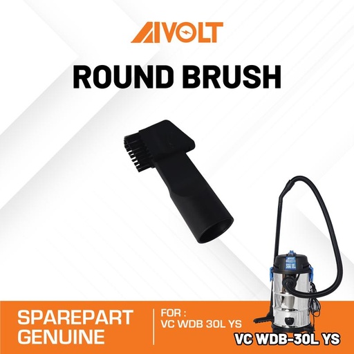 [EZM.1240002] SPARE PART ROUND BRUSH FOR VC WDB 30L YS
