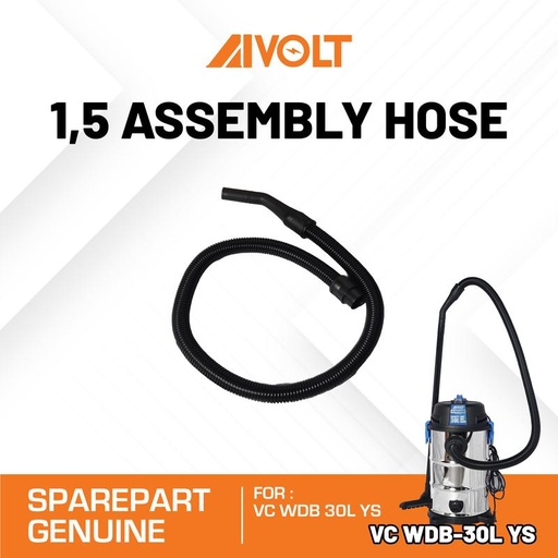 [EZM.1240004] ASSEMBLY HOSE 1,5 M FOR VC WDB 30L YS