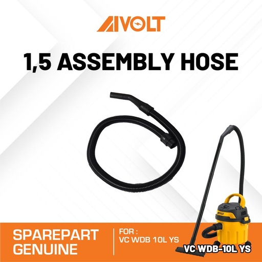 [EZM.1240010] ASSEMBLY HOSE 1,5 METER FOR VC WDB 10L YS