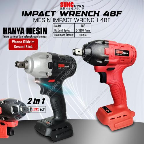 [EZM.4700030] Mesin Impact Wrench Impact Baterai Cordless 48F SUNC TOOLS